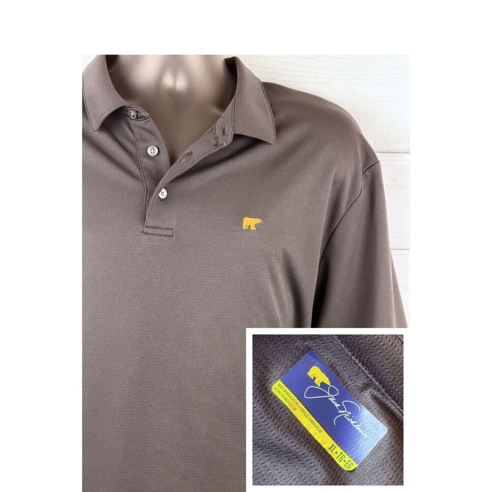 Jack Nicklaus Black Shirt XL Golf Casual